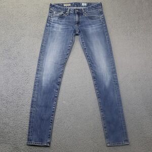 AG Adriano‎ Goldschmied The Nikki Relaxed Skinny Jeans Blue 25R Made in USA
